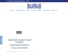 Tablet Screenshot of elantragate.com